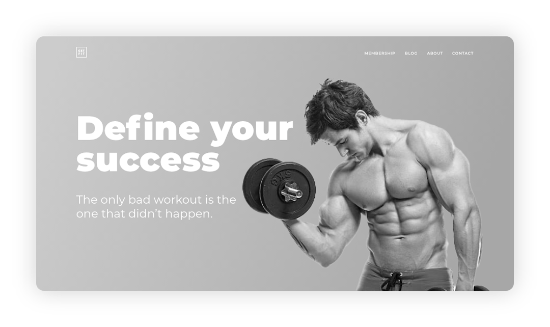 Website design for Personal Trainers