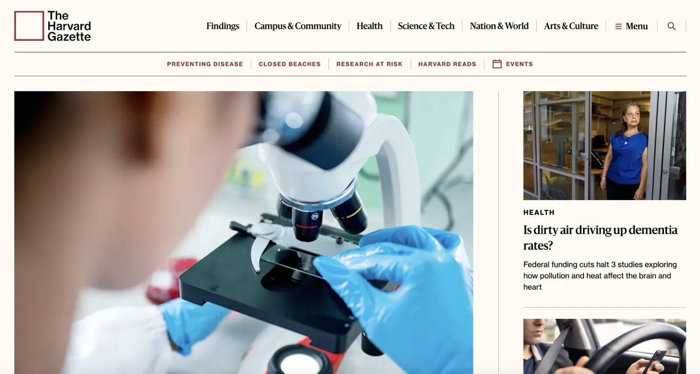 Harvard Gazette